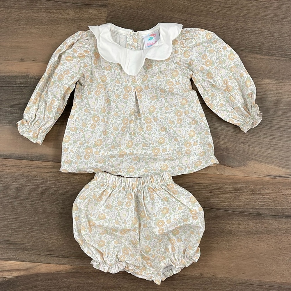 Stitchy Fish Matching Bloomer Set